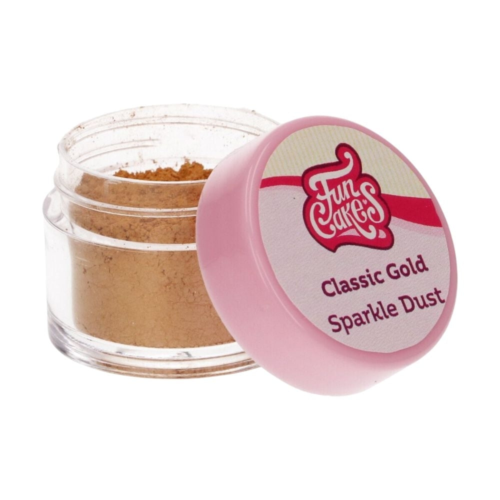 FunCakes Sparkle Dust 2.5g - Classic Gold