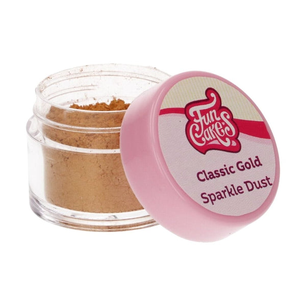 FunCakes Sparkle Dust 2.5g - Classic Gold