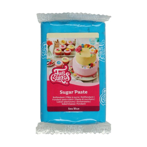 FunCakes Sea Blue Sugarpaste 250g