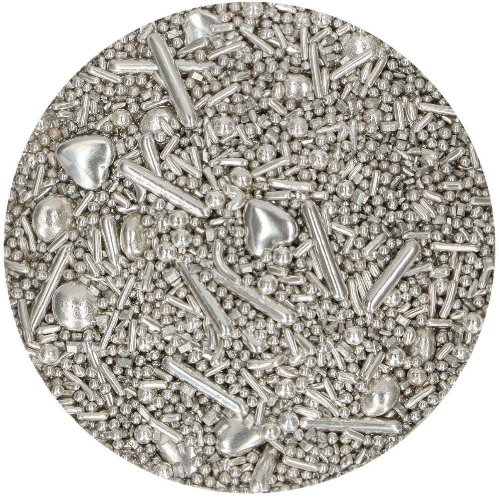 FunCakes Sprinkle Medley Silver 65g