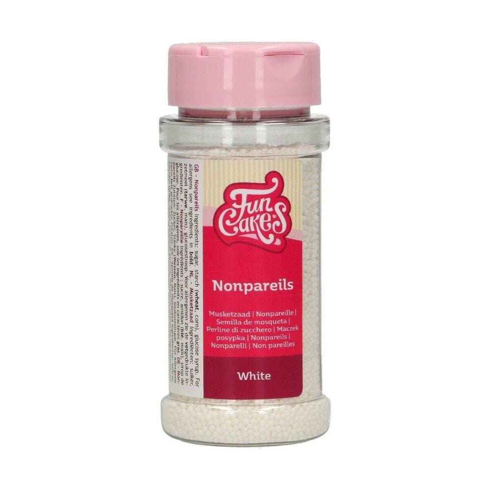 FunCakes White Nonpareil Sprinkles