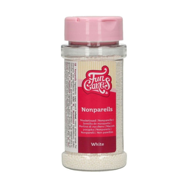 FunCakes White Nonpareil Sprinkles