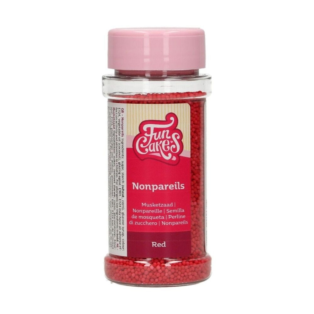 FunCakes Red Nonpareil Sprinkles