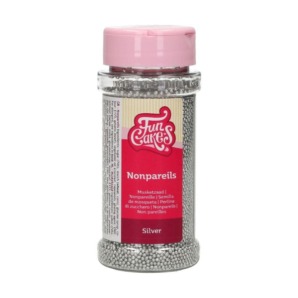 FunCakes Silver Nonpareil Sprinkles