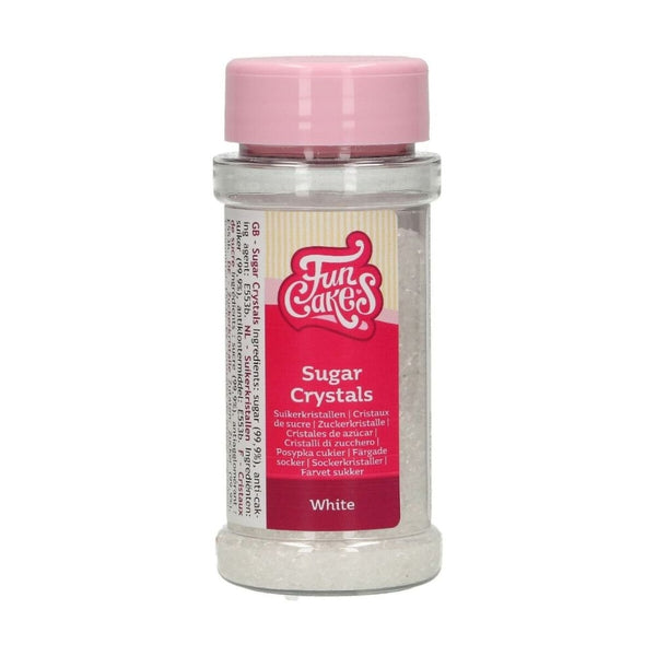 FunCakes White Sugar Crystals 80g
