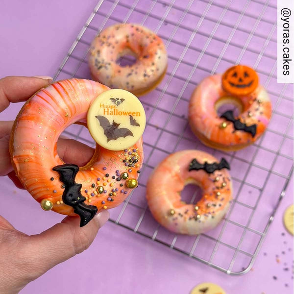 FunCakes Halloween 3.8cm Chocolate Toppers x 12