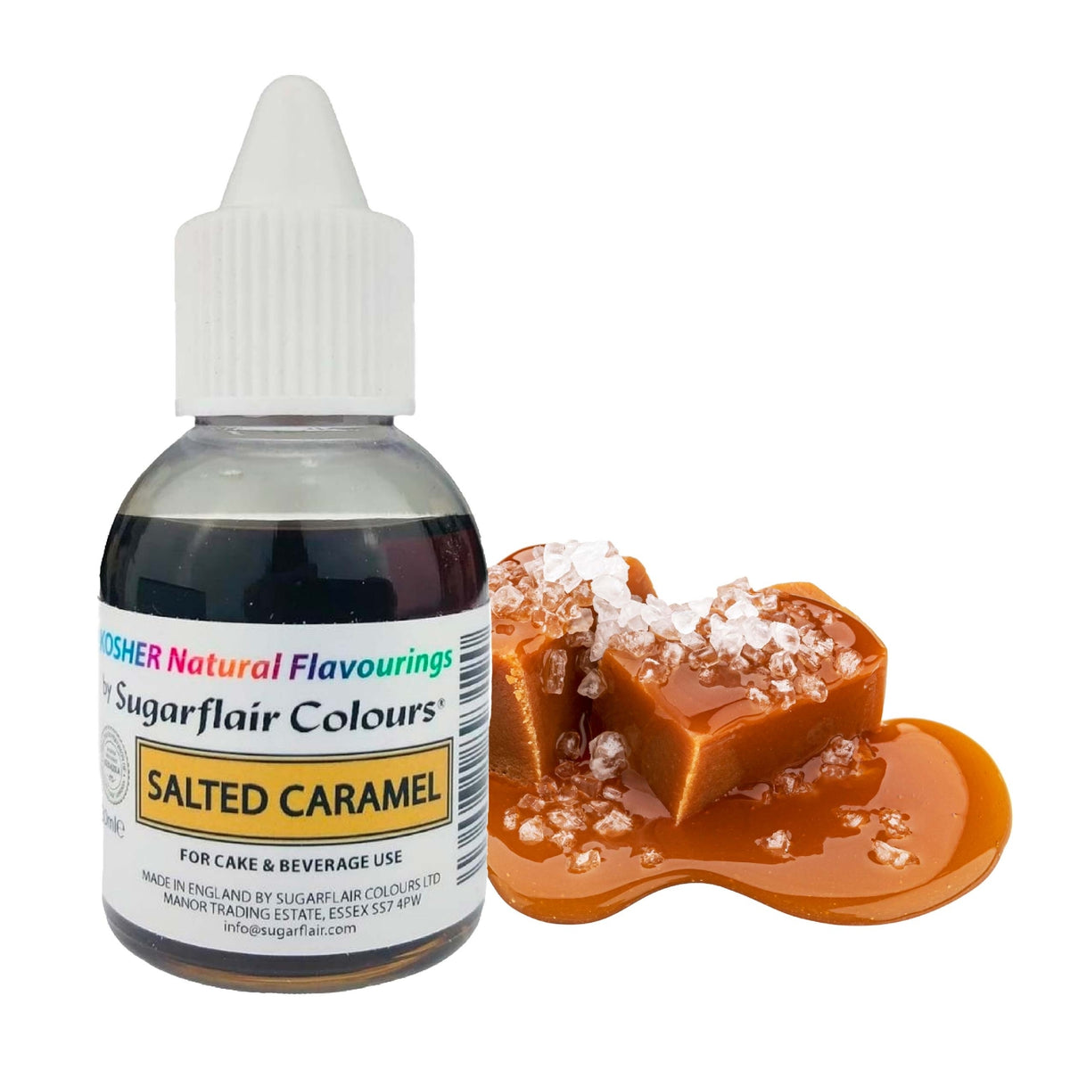 Sugarflair Salted Caramel - Kosher Natural Flavouring 30ml
