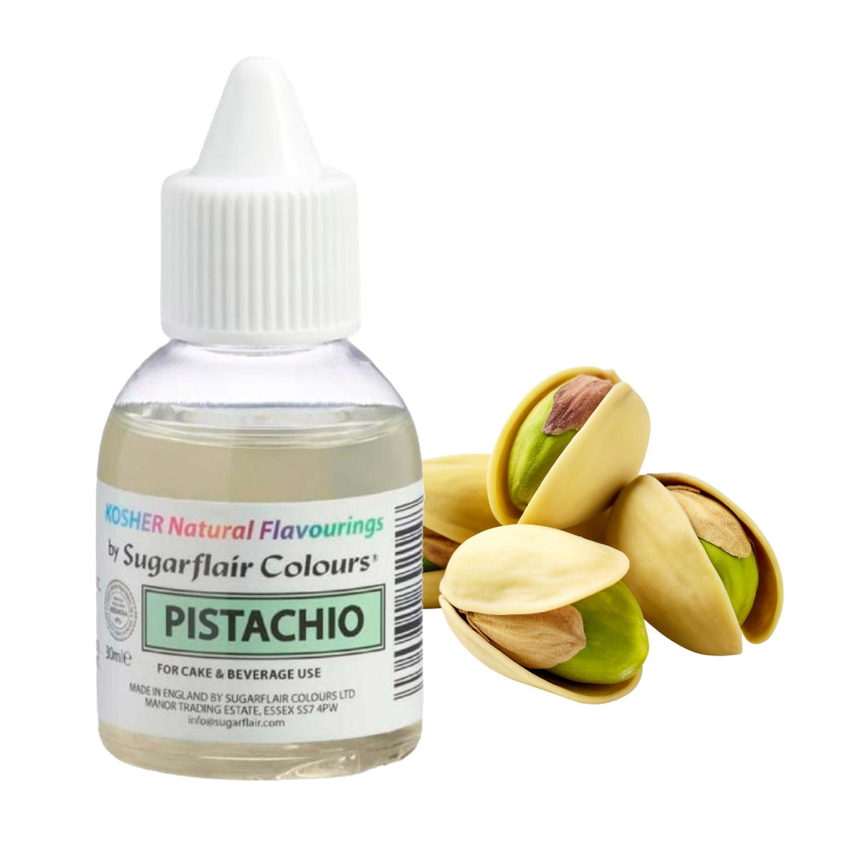 Sugarflair Pistachio - Kosher Concentrated Natural Flavour 30ml