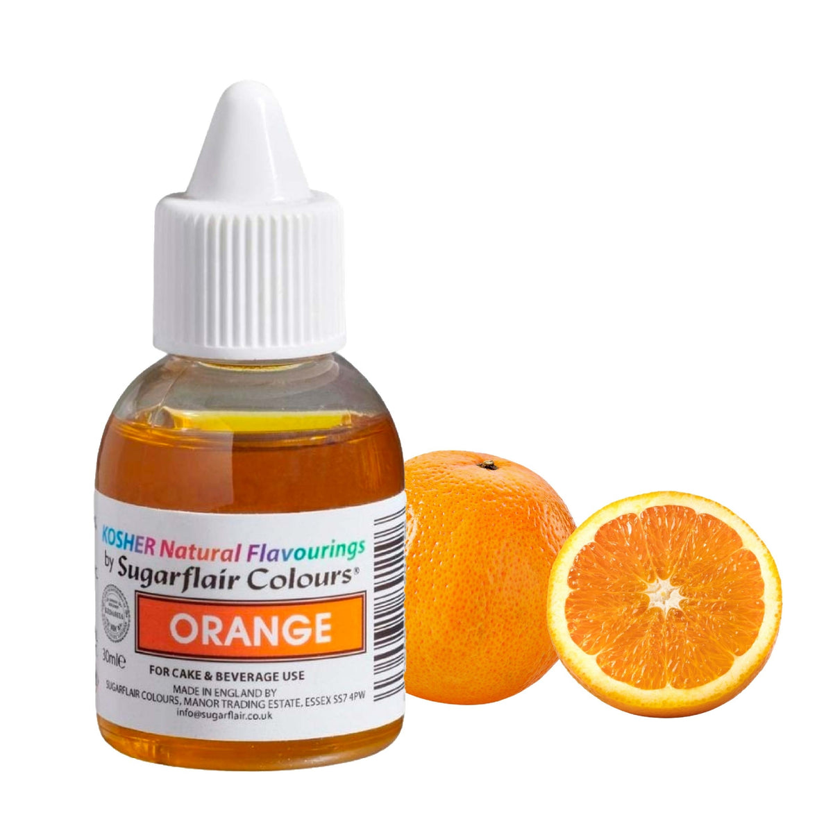Sugarflair Orange - Kosher Concentrated Natural Flavour 30ml