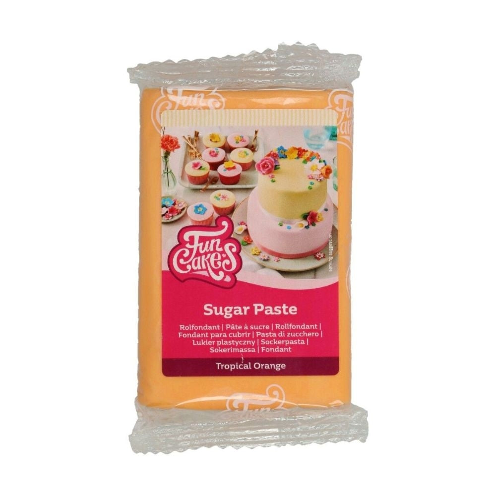 FunCakes Tropical Orange Sugarpaste 250g