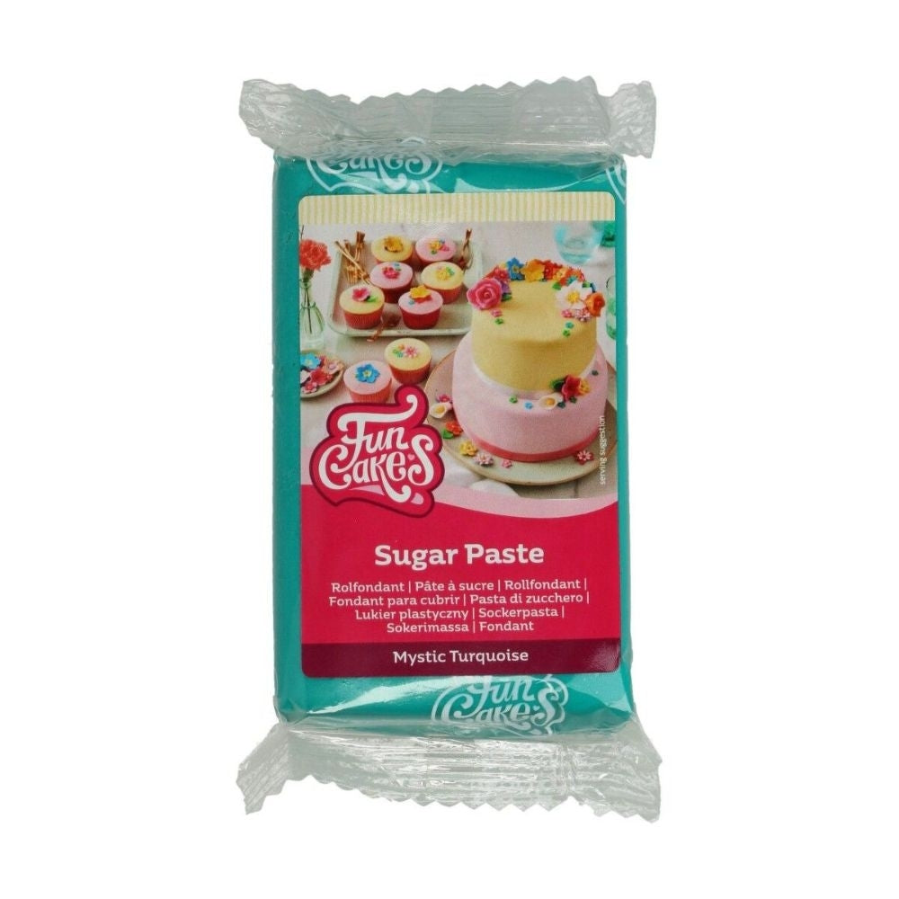 FunCakes Mystic Turquoise Sugarpaste 250g