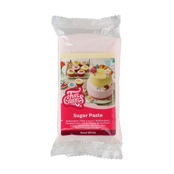 FunCakes Rose White Sugarpaste/Fondant 250g
