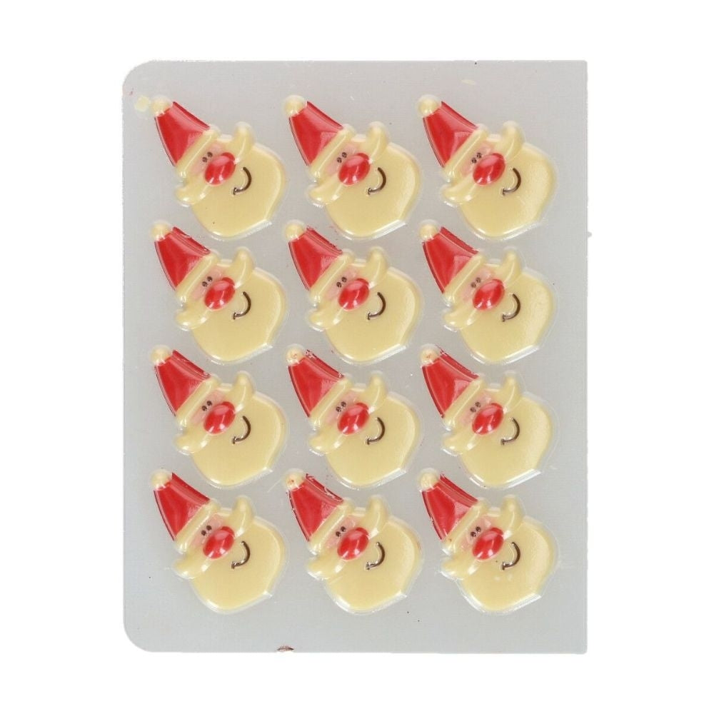 FunCakes Santa Chocolate Decorations x 12