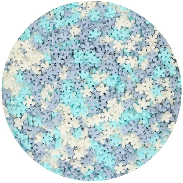 FunCakes Mini Snowflake Sprinkle Mix 50g