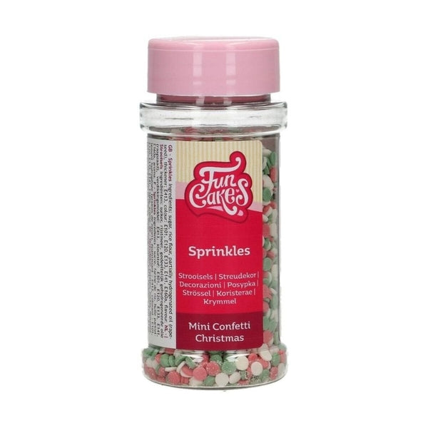 FunCakes Mini Christmas Confetti Sprinkles 60g