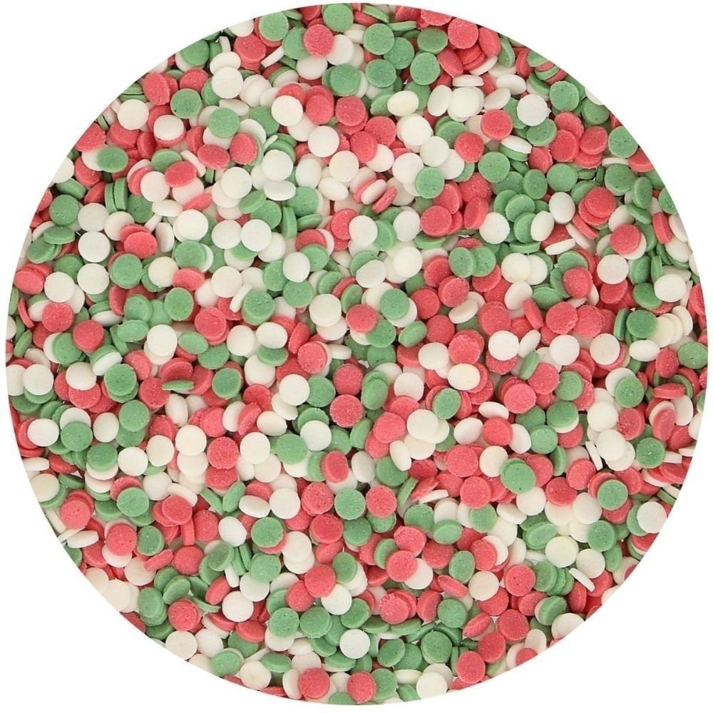 FunCakes Mini Christmas Confetti Sprinkles 60g