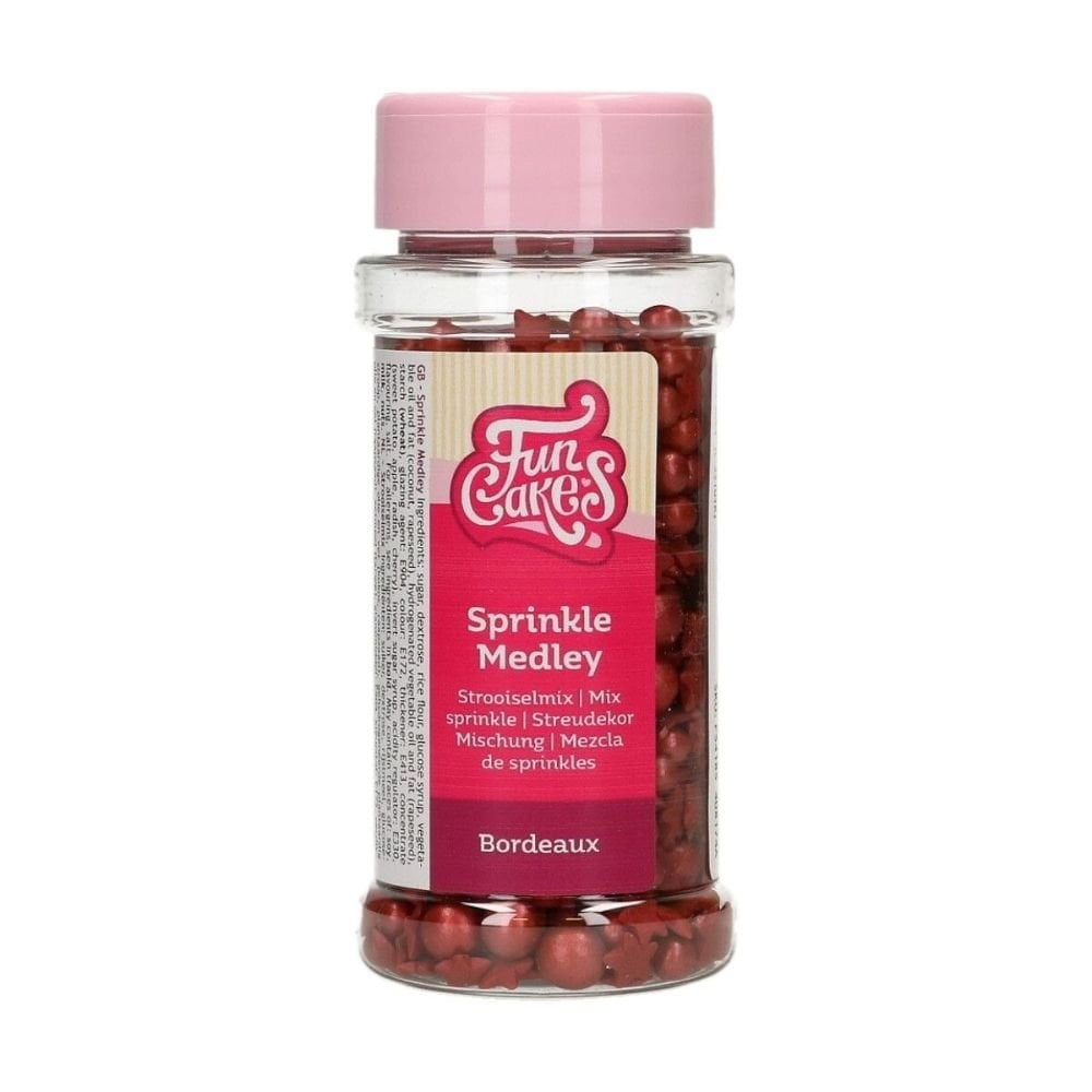FunCakes Bordeaux Sprinkle Medley 60g