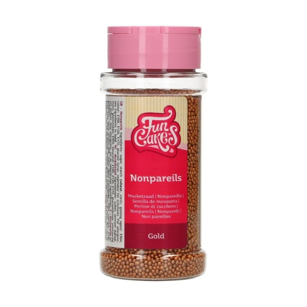 FunCakes Gold Nonpareil Sprinkles