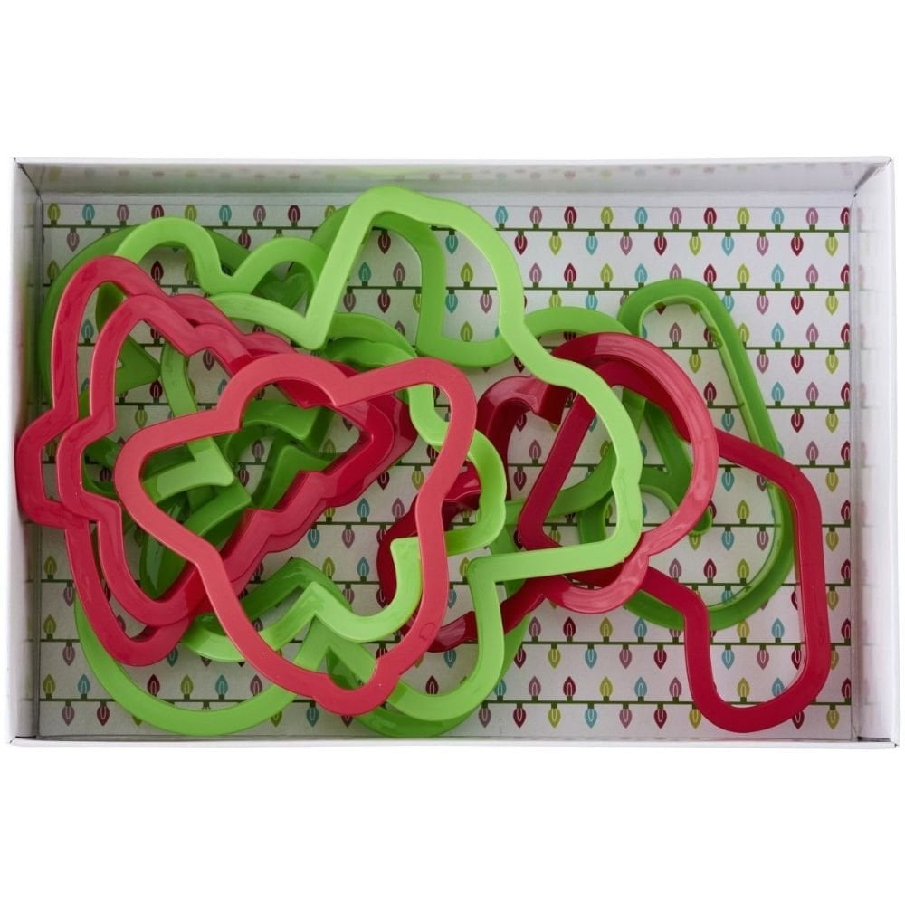Wilton Plastic Cookie Cutter Christmas x10
