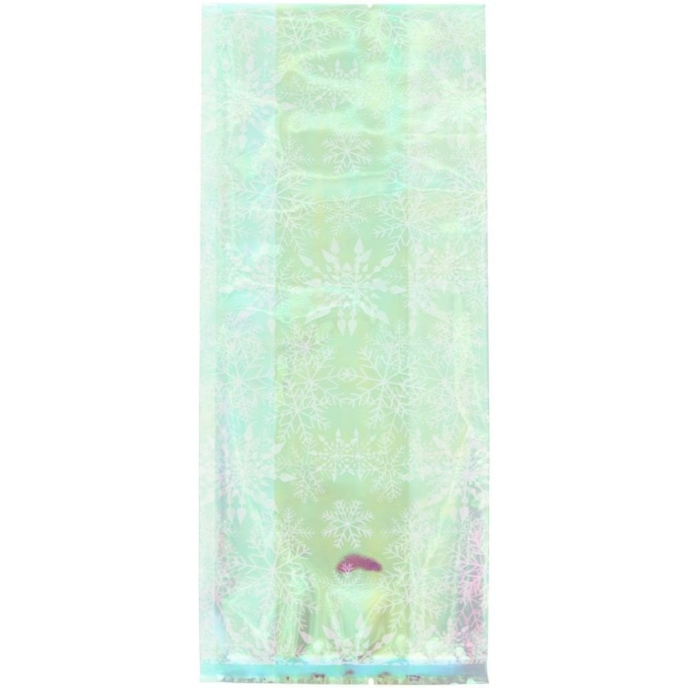 Wilton Treat Bags Iridescent Snowflake x10