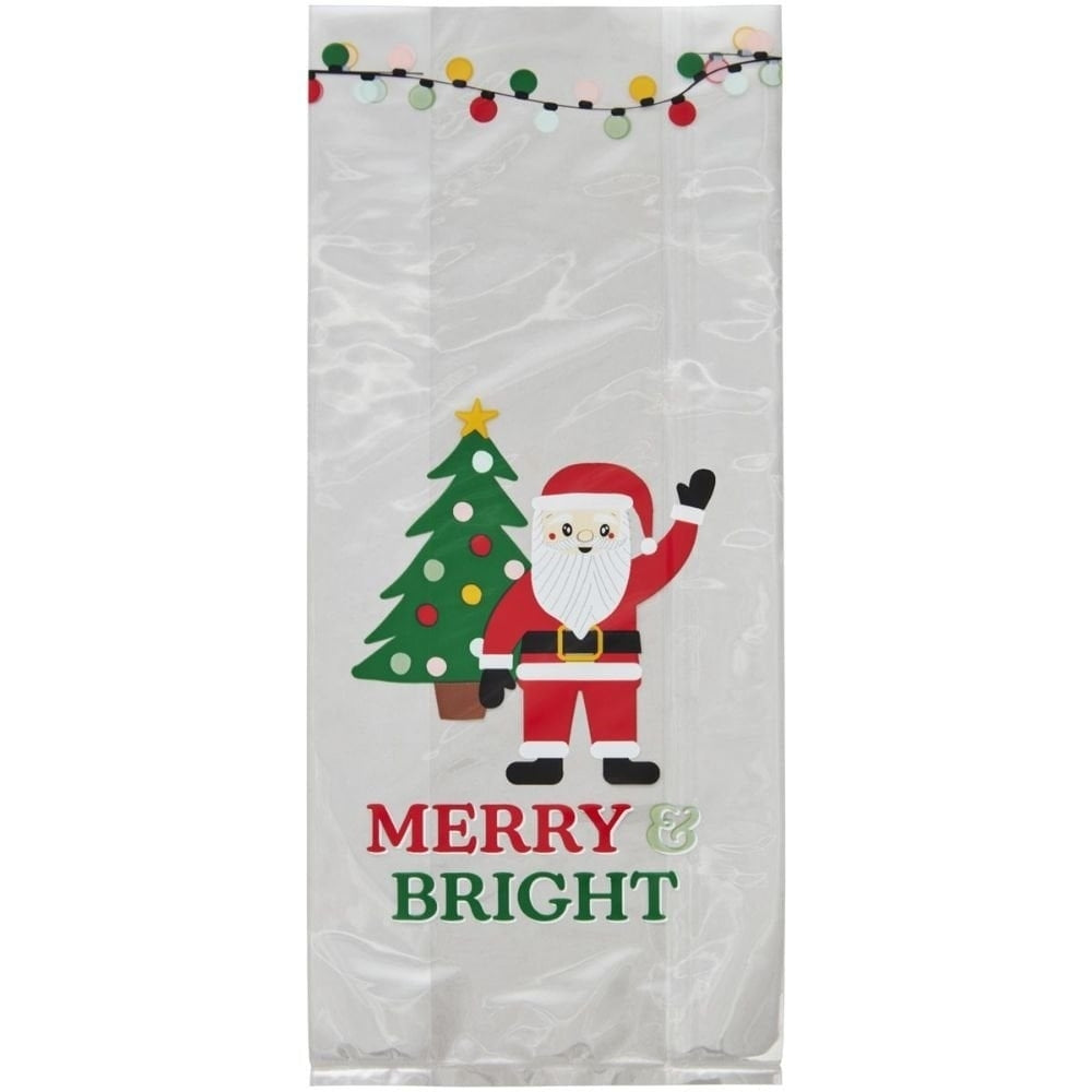 Wilton Treat Bags Santa Merry & Bright x20