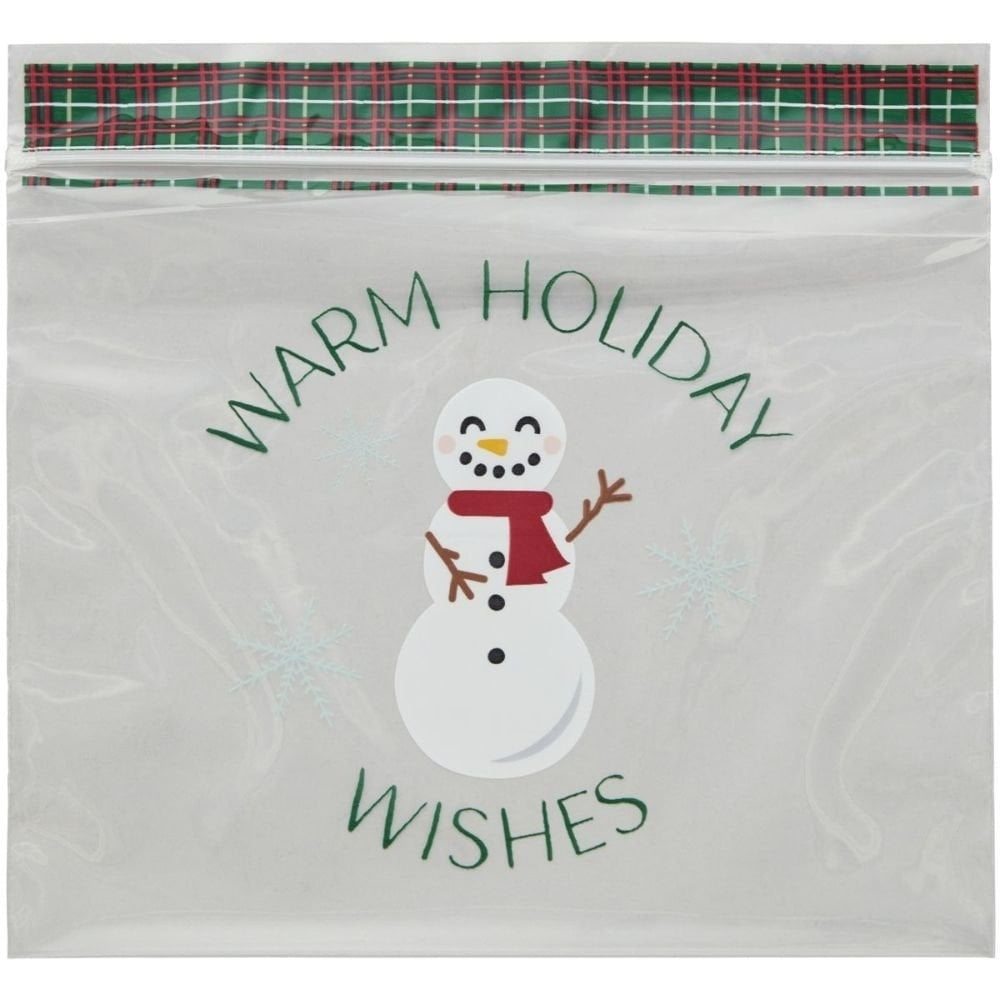 Wilton Snowman Resealable Treat Bags x20