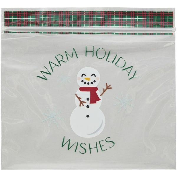 Wilton Snowman Resealable Treat Bags x20