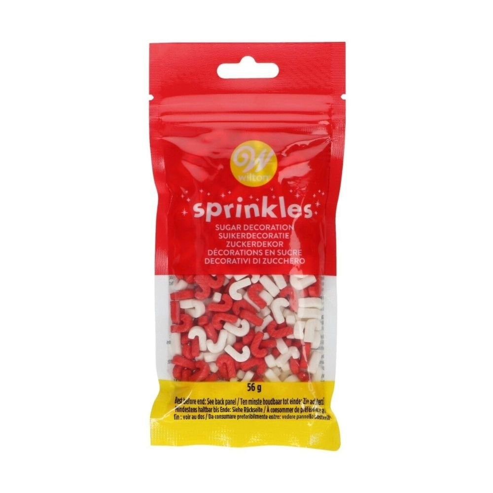 Wilton Candy Cane 3D Sprinkle Mix 56g