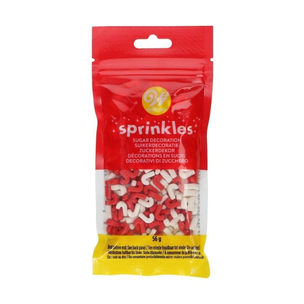 Wilton Candy Cane 3D Sprinkle Mix 56g