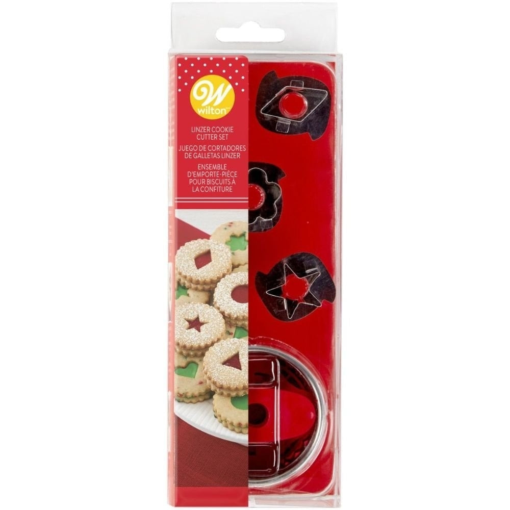 Wilton Round Linzer Cut Out Cookie Cutter x7