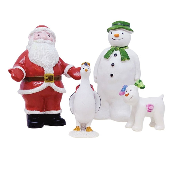 Anniversary House The Snowman And The Snowdog Luxury Resin  Cake Decoration Set