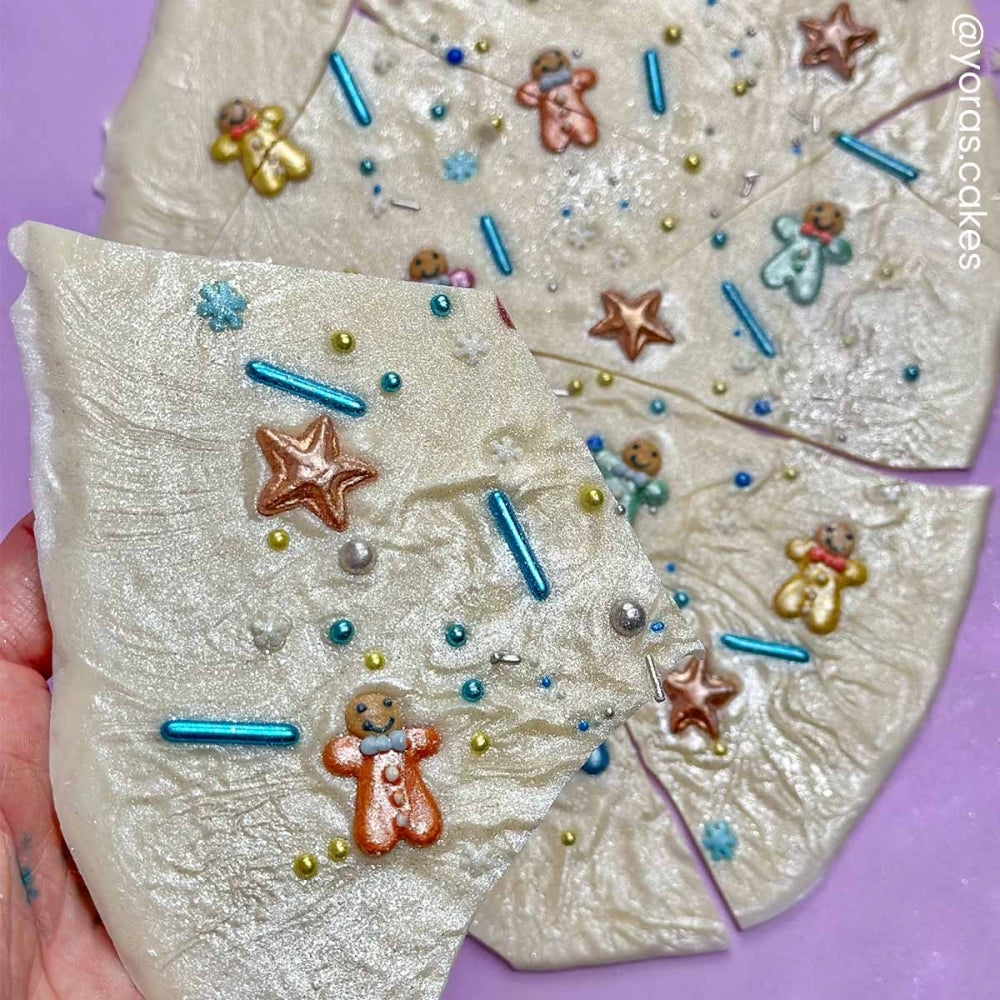 Wilton Treat Bags Iridescent Snowflake x10