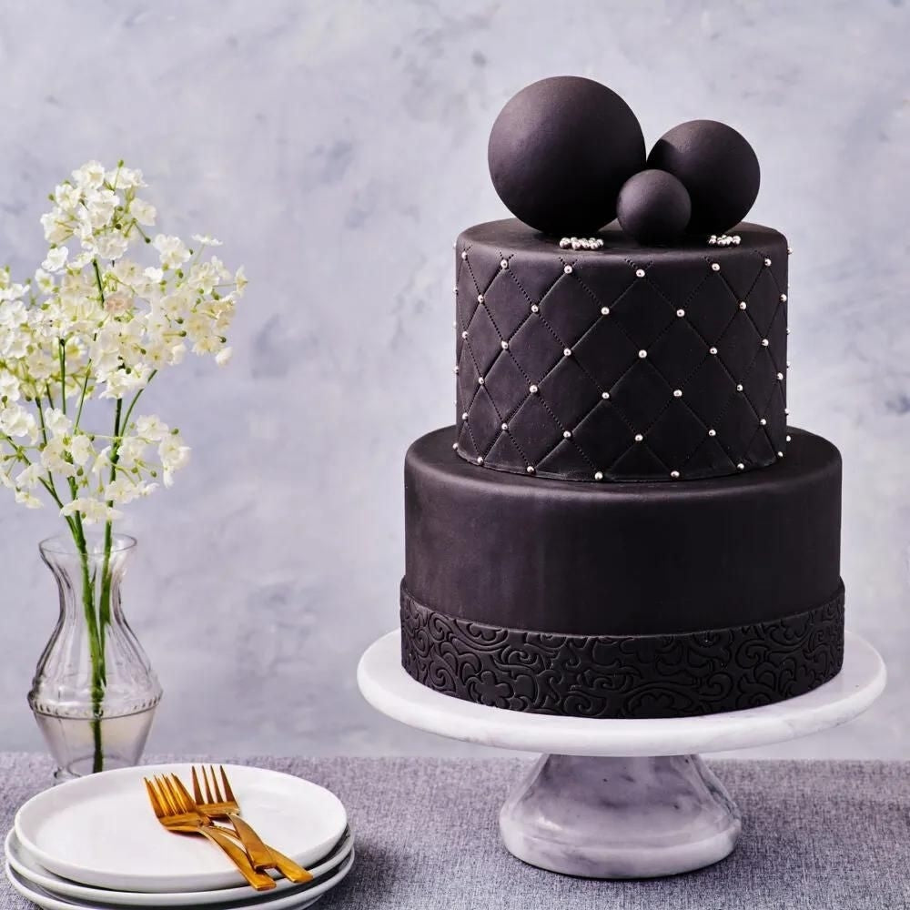 FunCakes Black Covering Paste 500g
