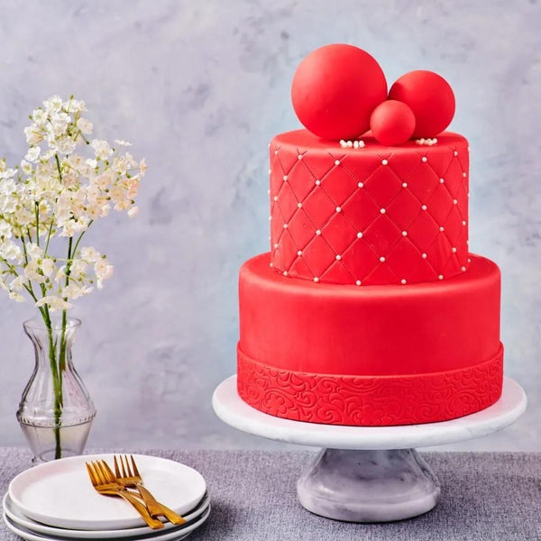 FunCakes Red Covering Paste 500g