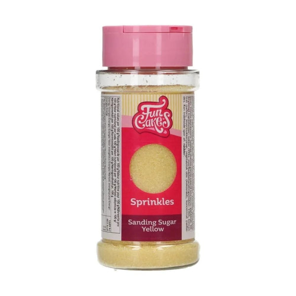 FunCakes Yellow Sanding Sugar 80g