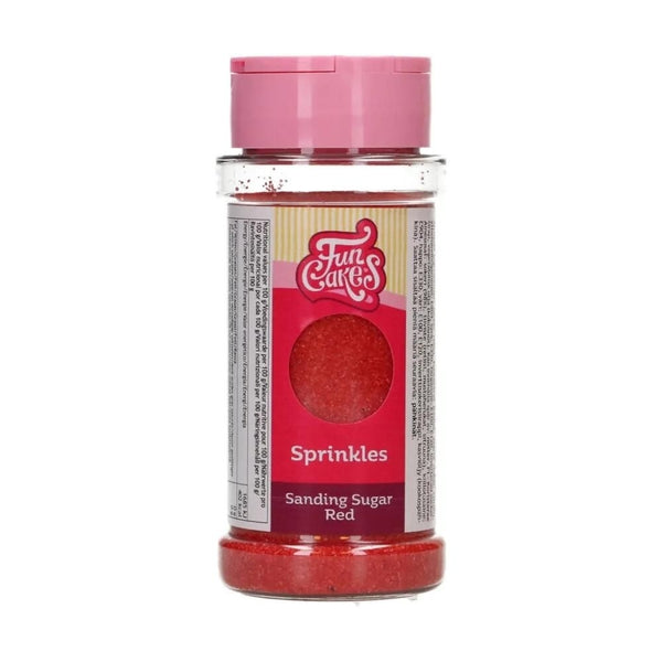 FunCakes Red Sanding Sugar 80g