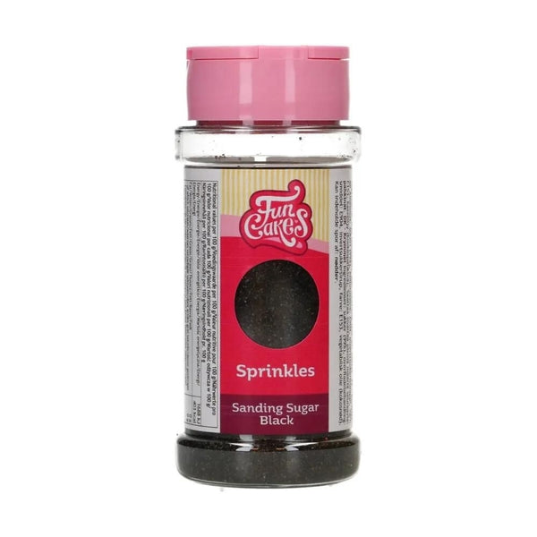 FunCakes Black Sanding Sugar 80g