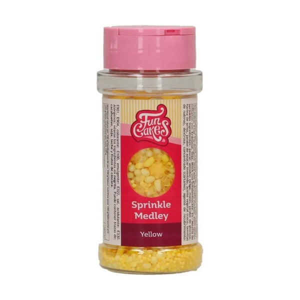 FunCakes Yellow Sprinkle Medley 70g