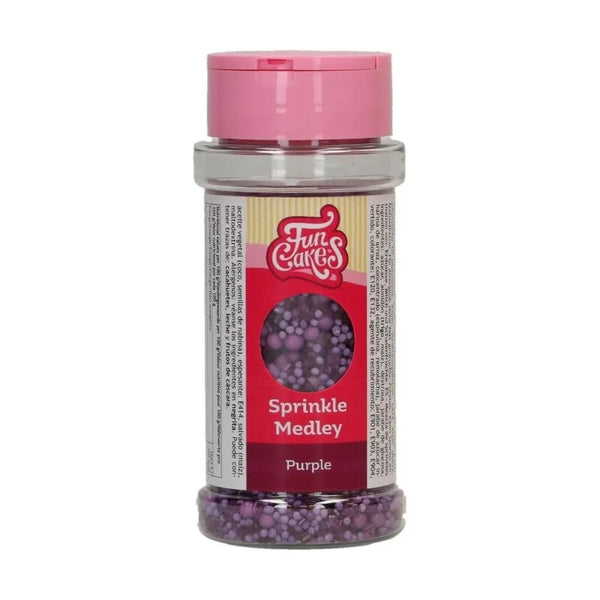 FunCakes Purple Sprinkle Medley 70g