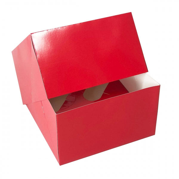 Simply Making 4" Deep Red Luxury Cupcake Box - Holds 4