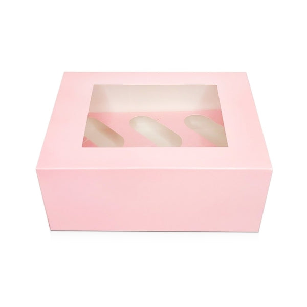 Simply Making 4" Deep Baby Pink Luxury Cupcake Box