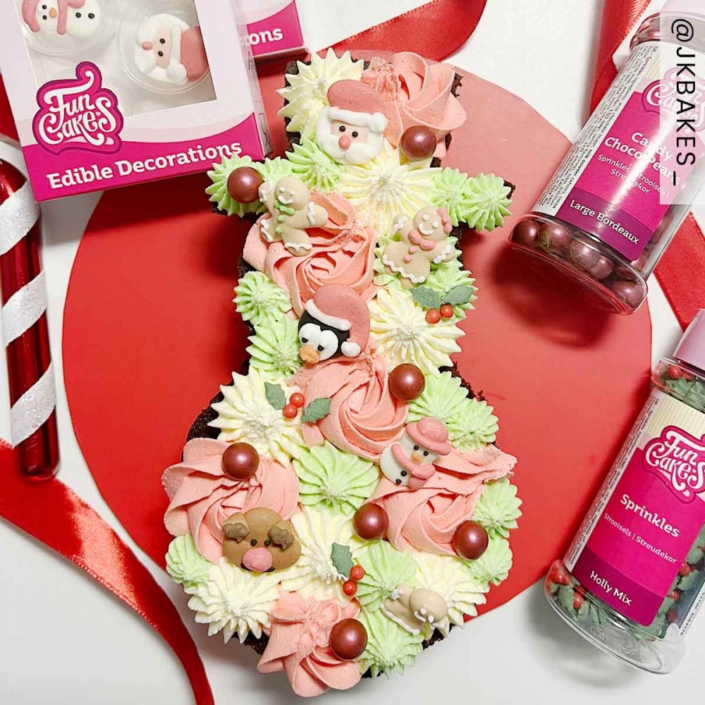 FunCakes LOW DATE - FunCakes Candy Choco Pearls Large Bordeaux 70g [JUNE 2026]