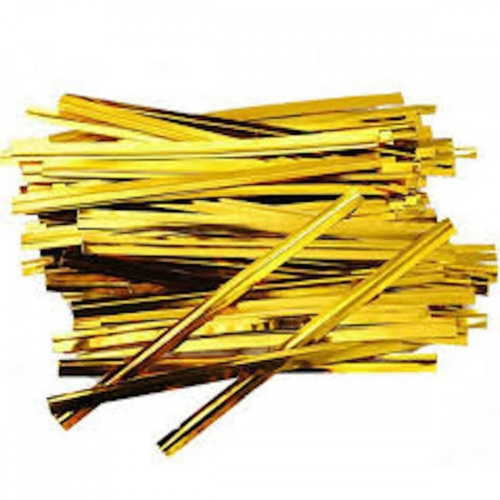 Planet Pop Gold Twist Ties x 50