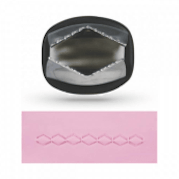 Ateco #5 OPEN VEE ¾" serrated sugarpaste icing crimper