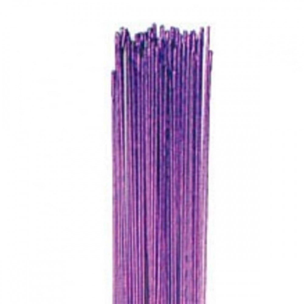 Hamilworth 26 gauge PURPLE metallic sugarcraft floristry wire - pk 50