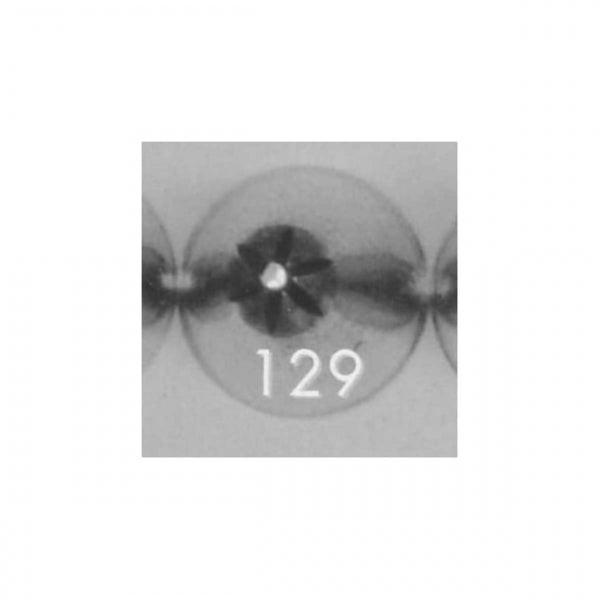 Ateco 129 piping nozzle icing tube tip (special 6 petal drop flower)