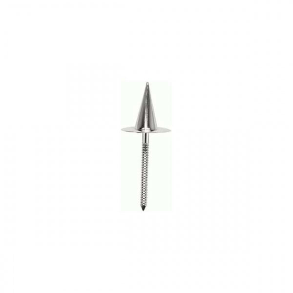 Ateco #10 Hollow Rose Witch's Hat Metal Flower Nail 1.63"