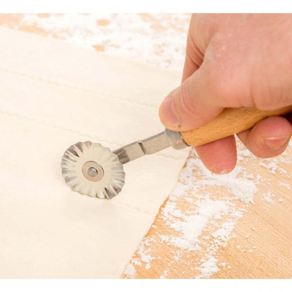 Ateco stainless steel pastry / icing crimping wheel