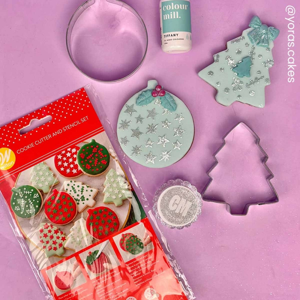 Wilton Cookie Cutter & Stencil Set/4