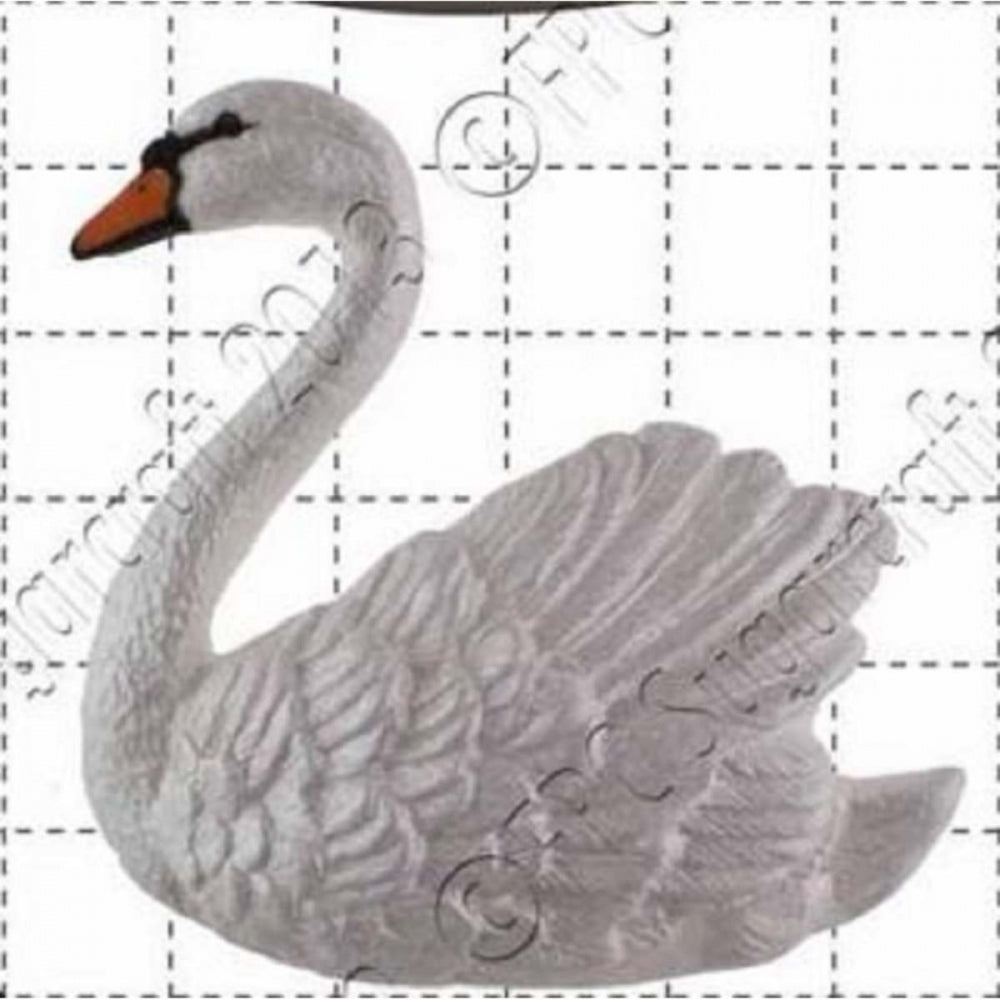 FPC Swan (left) silicone icing sugarcraft mould